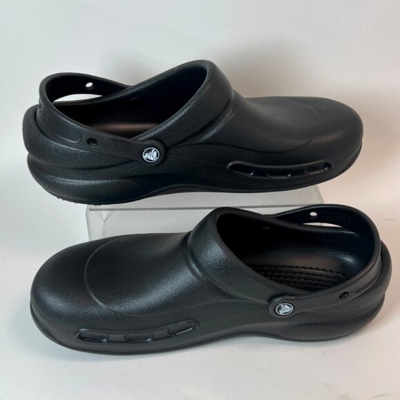 Crocs Black Crocs Clogs Lightweight Unisex Size 12 - Picture 2 of 9